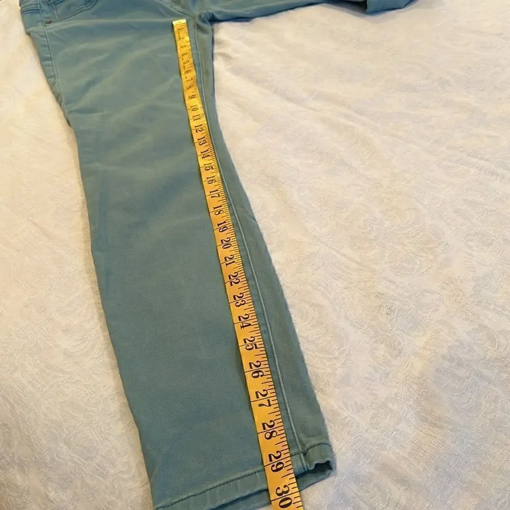 Cabi Jeans Green Skinny Size 4 Style 5169